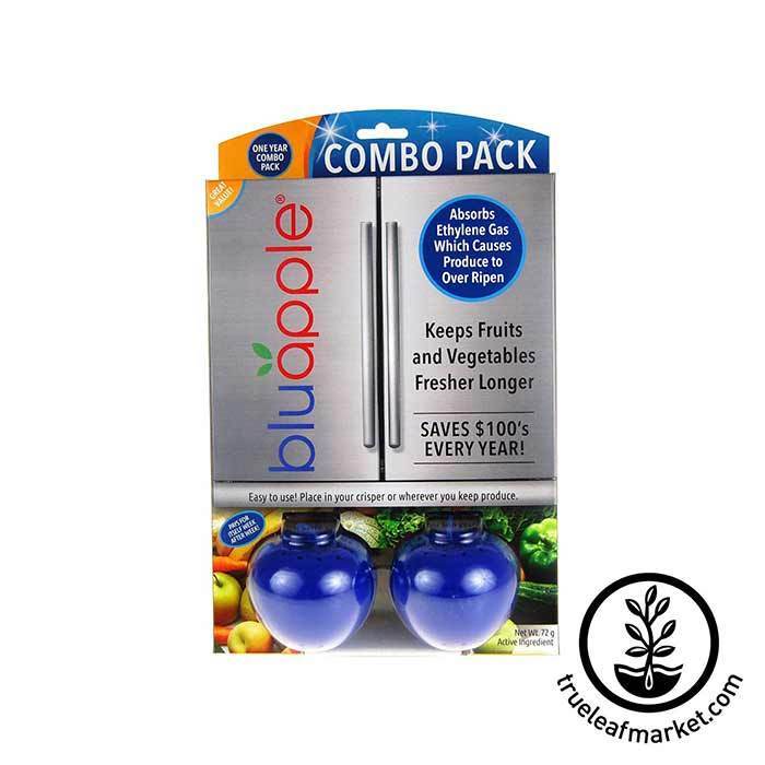 BluApple Ethylene Gas Absorber Combo - 2 Blue Apples & Refills