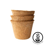 Coco Fiber Plant Pots - Large Round - 10 Inch 3 Pack