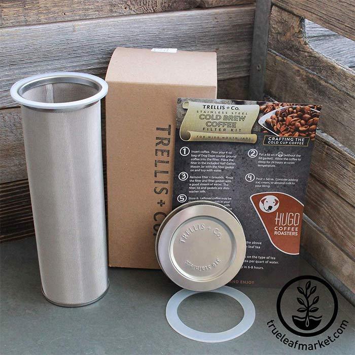 Cold Brew Coffee and Tea Maker Stainless Steel Filter Kit: Quart – Inspire  Farms