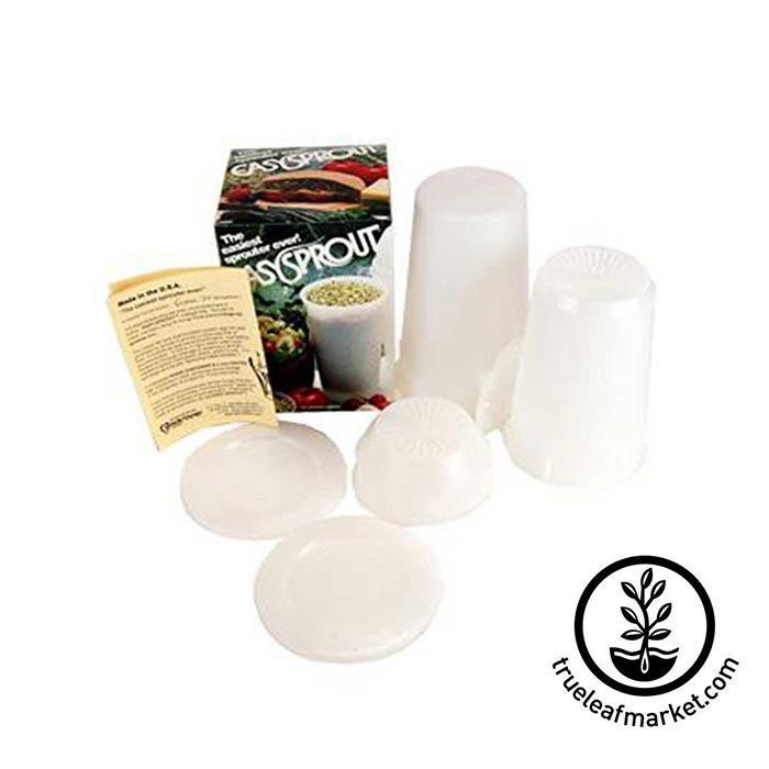 Kitchen Crop Seed Sprouter By Victorio Four Tray Sprouting System   Easy Sprouter Cup Sprouter Wm 700 