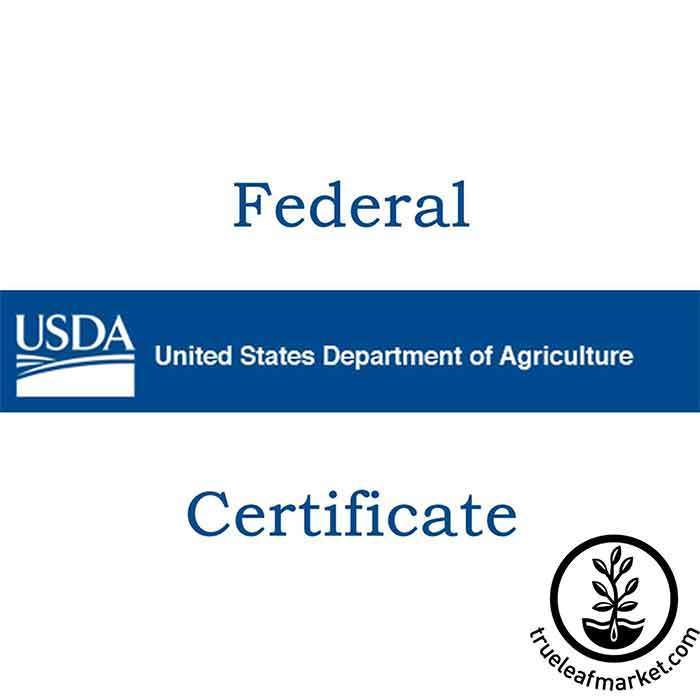 Phytosanitary Certificate  Federal  USDA Phyto Cert for Seed Export