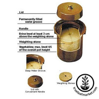 Fermentation Crock - Cutaway View