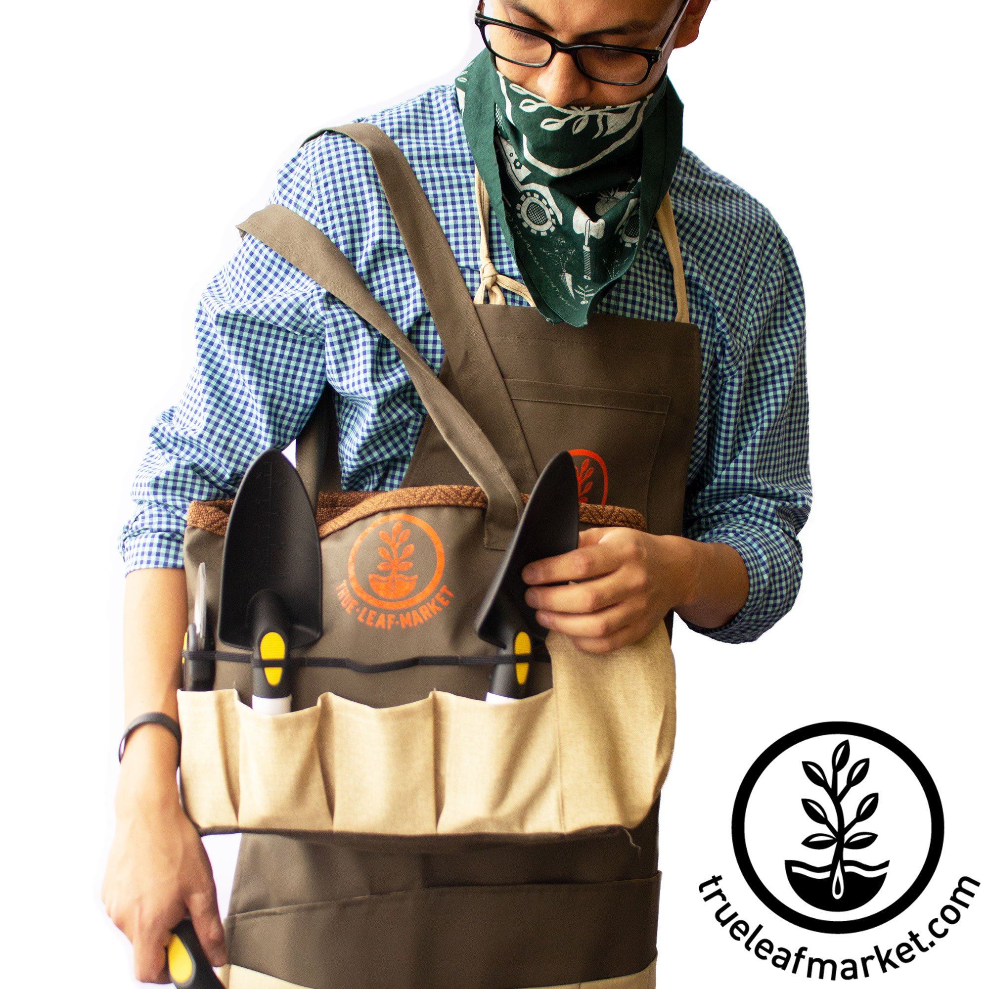 PENGGONG Durable Canvas Gardening Tool Apron For Carpenter Butcher