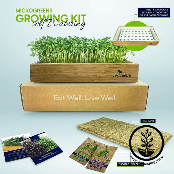 ZestiGreens Microgreens Starter Kit