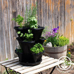 Mini Garden Stacker - Hanging Garden Pot Planted