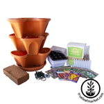 Medicinal & Tea Herbs Grow Kit - Terracotta Clay