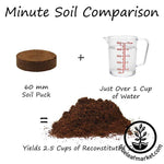 Minute Soil - Compressed Coconut Coir 60mm soil puck instructions