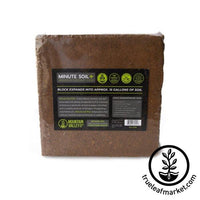 Minute Soil+ - Amended Compressed Coco Coir Block