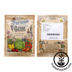 Non-GMO Scallop Yellow Bush Squash Seeds Bag