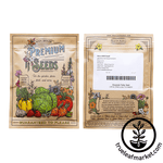 Non-GMO Organic Rouge d'Hiver Lettuce Seed Bag