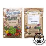 Non-GMO Costata Romanesco Squash Seeds Bag