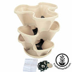 Mini Garden Stacker - Hanging Garden Pot - Stone