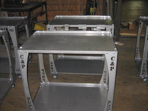 Custom 14 Gauge Stainless Steel  4 inches Double Tea Stand – Stealth  Industry