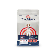 True Colours Adult Fish & Brown Rice 3kg, Rich In Omega Oils For Dogs
