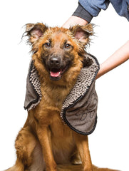 Dirty Dog Shammy Dries your Dog Fast after a bath!