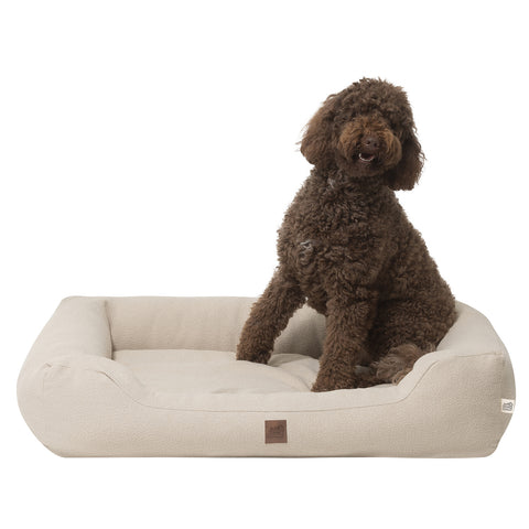Indie & Scout Boucle Bolster Dog Bed