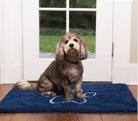 Dog Door Mat For Muddy Paws, Absorbs Moisture And Dirt, Absorbent