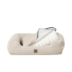 Indie & Scout Bolster bed with Orthopeadic Support