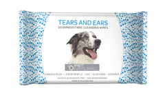 Pet Natural Tears & Ears Wipes 20 Pack for Dogs & Cats