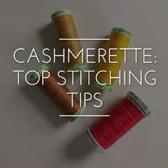 Topstitching Tips from Cashmerette