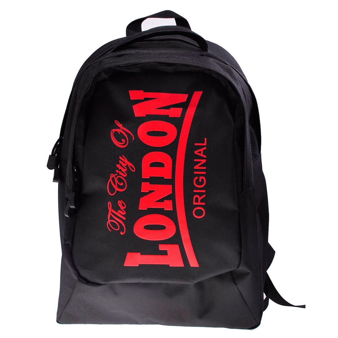 Backpack City of London Original Robin Ruth Brand Medium Black Red ...