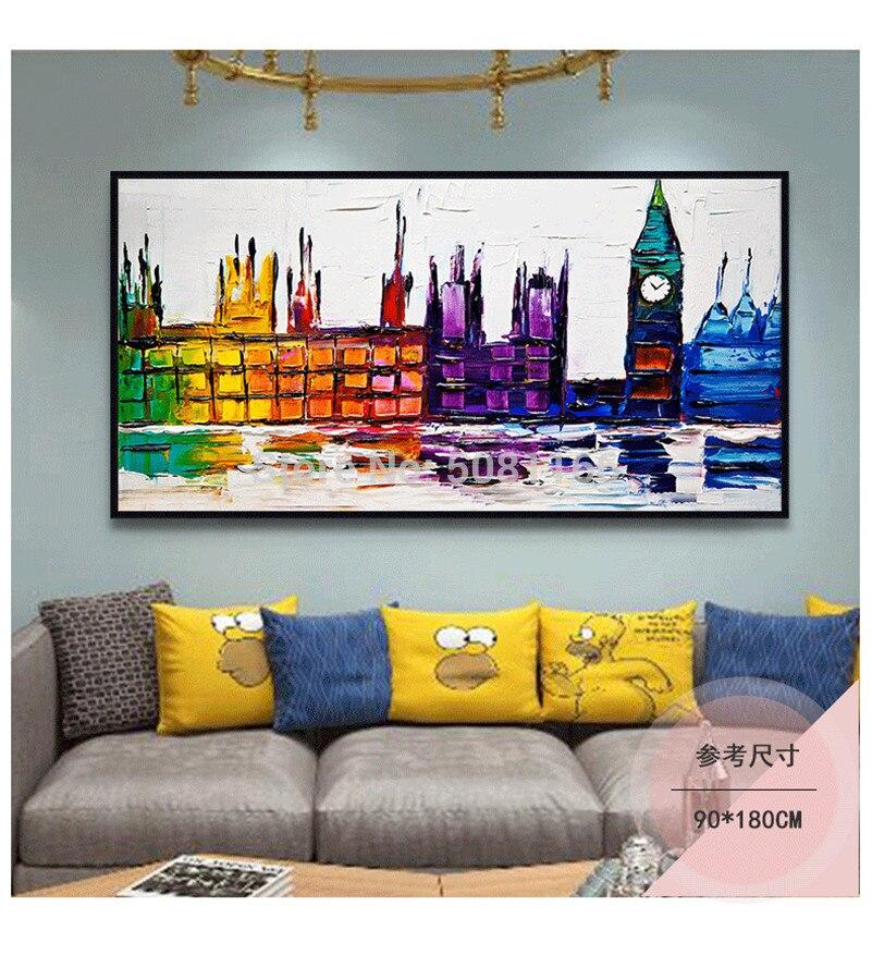 BEAUTIFULLY HAND PAINTED LONDON OIL PAINTING – London Art and Souvenirs