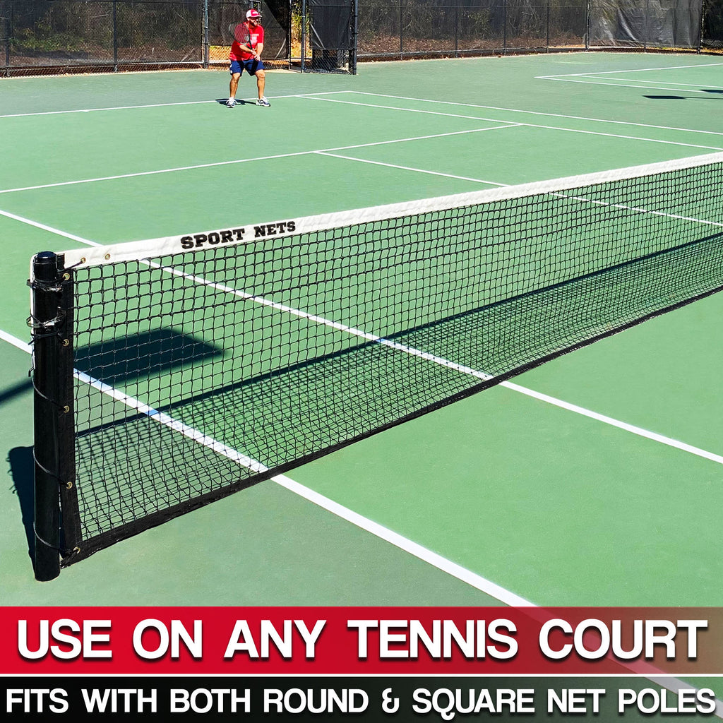 Replacement Tennis Net / Heavy Duty Regulation Professional Tennis – Sport Nets