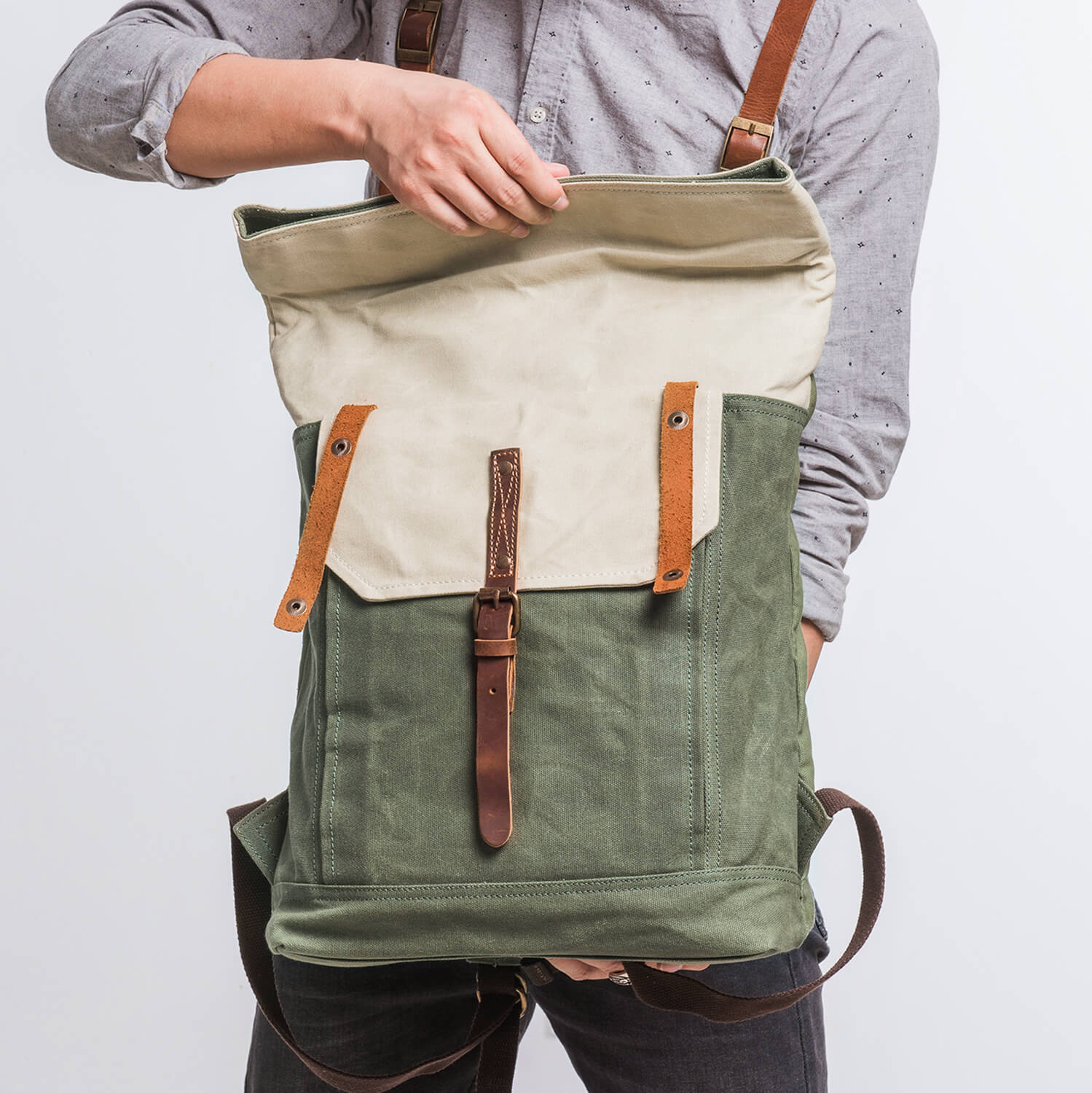 canvas college bags