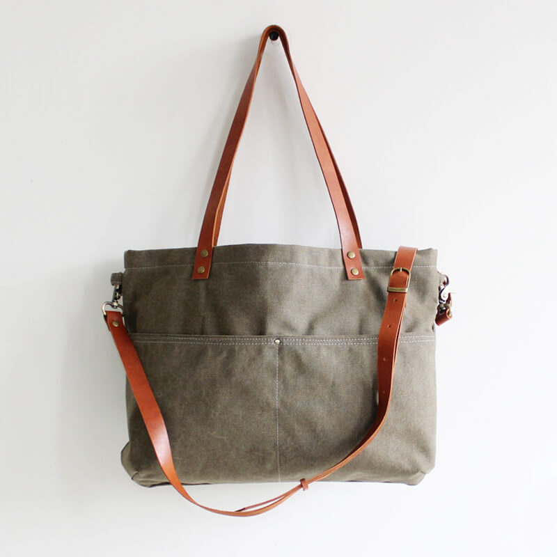 shopper tote bag canvas