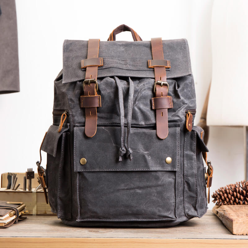 canvas diaper backpack