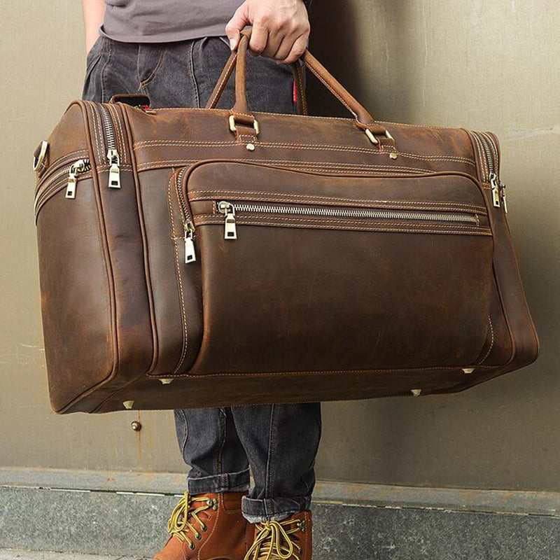 Home / Products / Travel Bag Weekender Bag Duffel Bag Men Overnight Bag ...