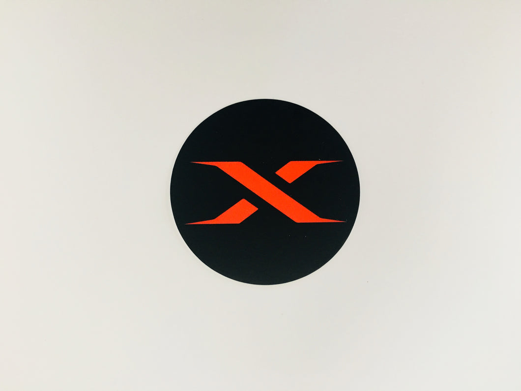 X Logo Circle Decal Xforce Performance Exhaust