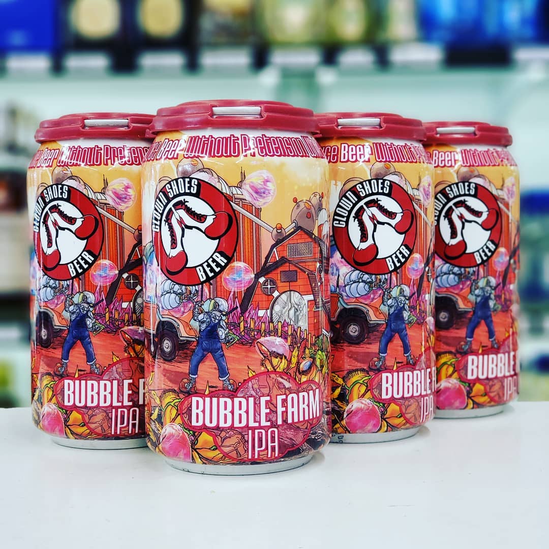 Clown Shoes Beer, Bubble Farm IPA, 6 Pack Cans – briansdiscountmarket