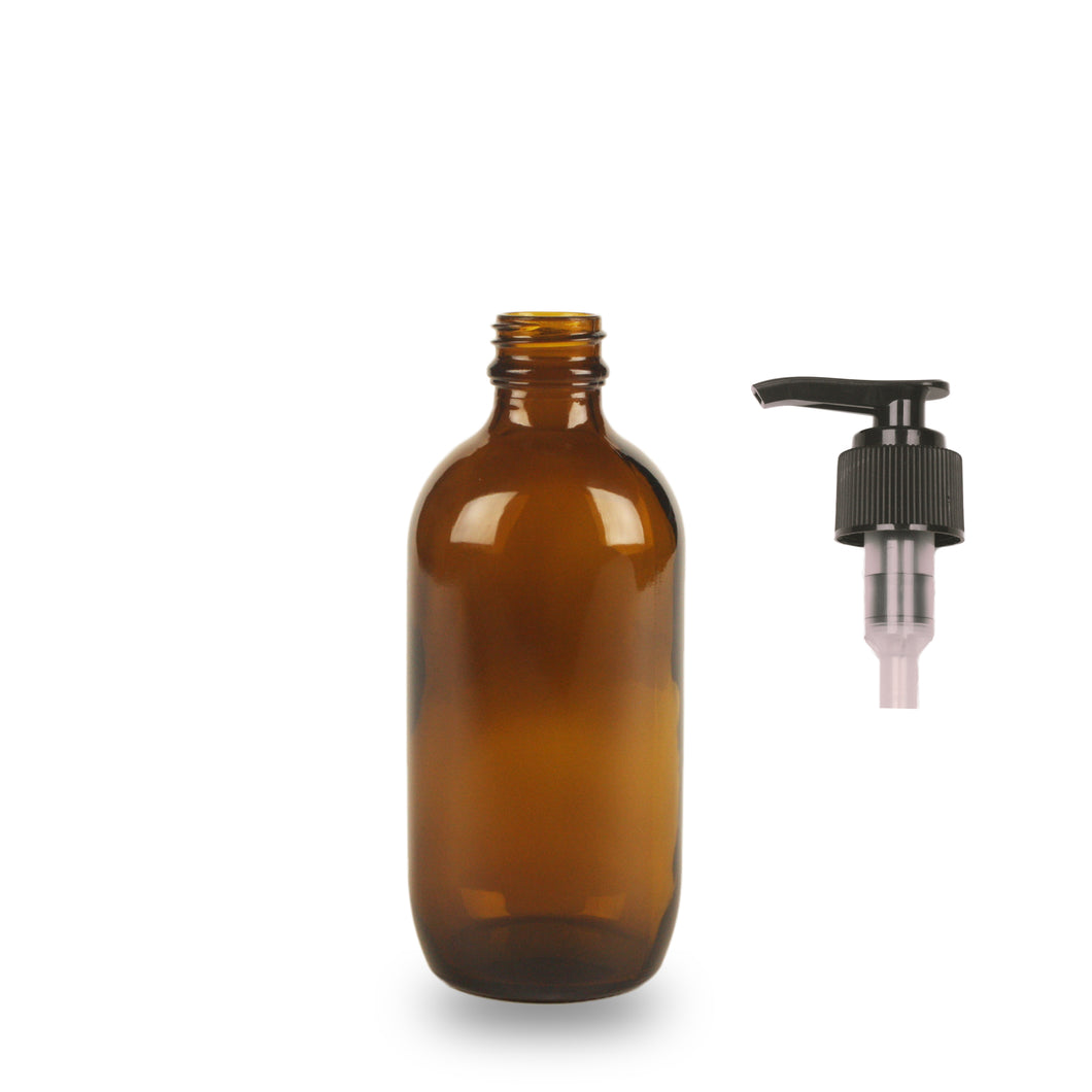 Amber Glass Bottle - (Lotion Pump) – Craft 360