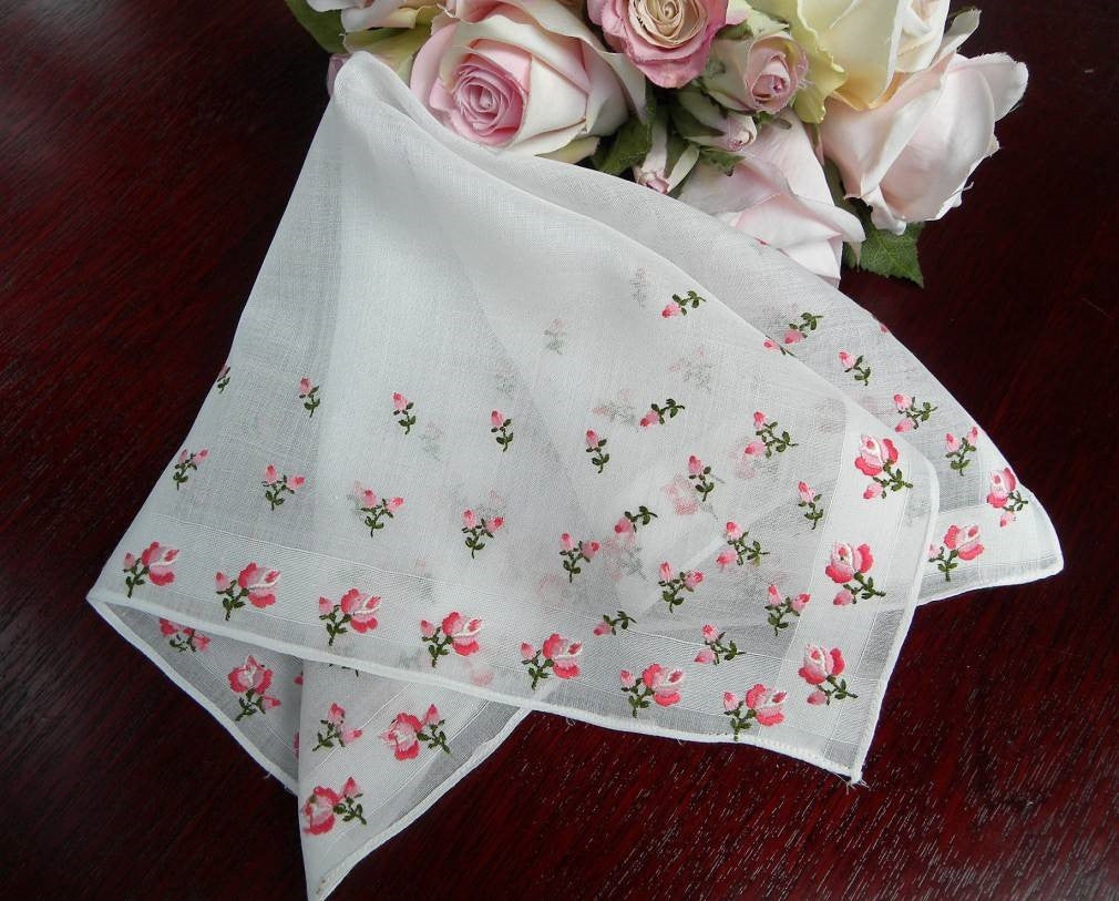 vintage monogrammed handkerchiefs