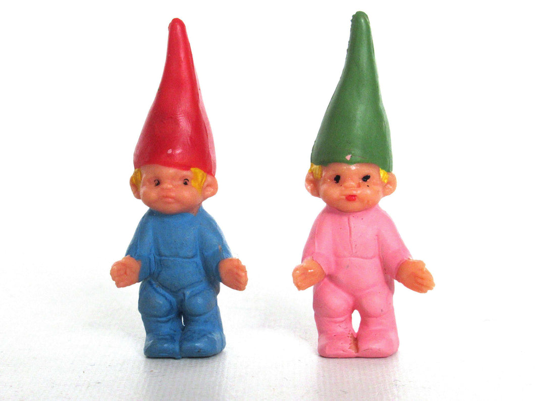 1 One Set Of 2 Baby Gnomes Small Gnome Figurines Toddlers