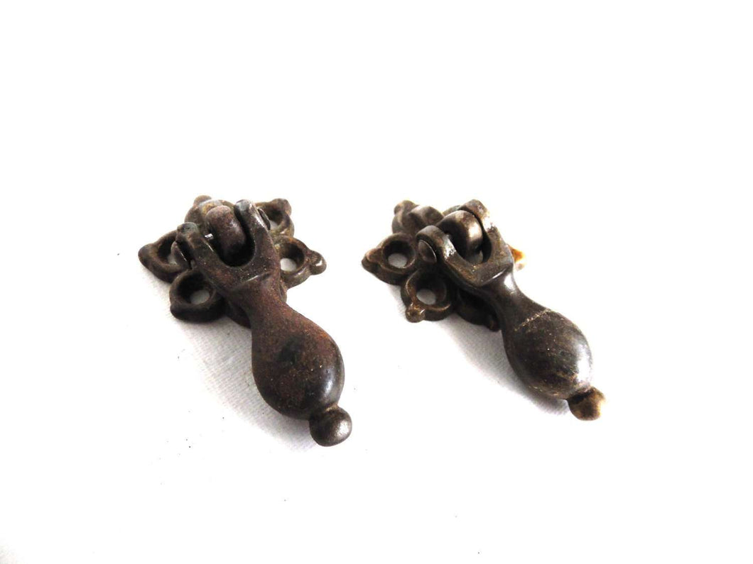 Drawer Handles Set Of 2 Antique Hanging Drawer Pulls Metal