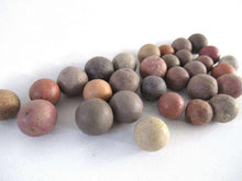 UpperDutch:Marbles,Set of 30 Antique Clay Marbles