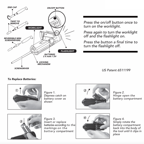 change battery light mr 7 hands