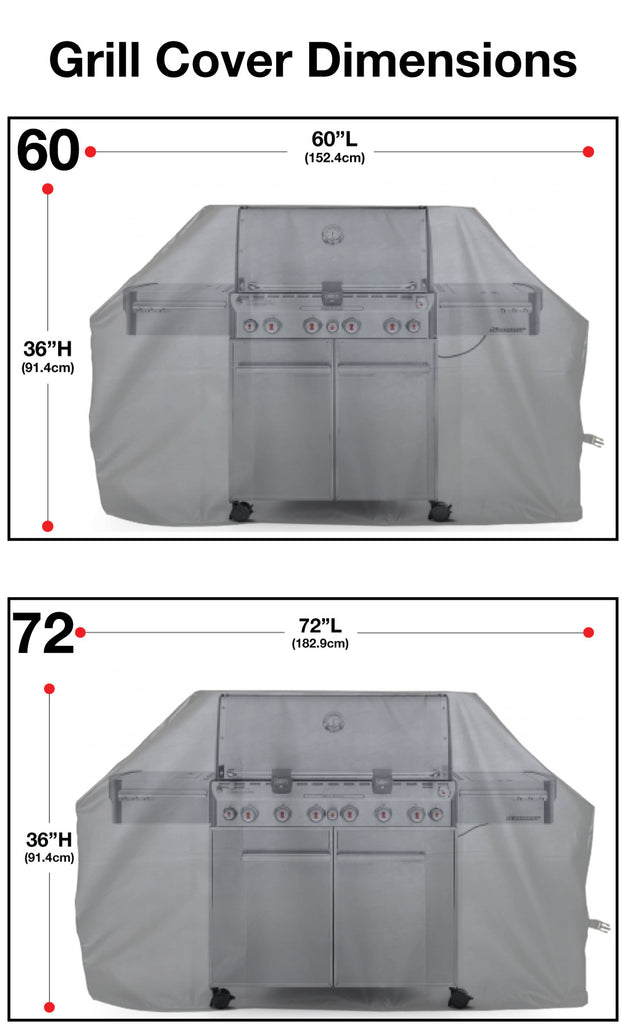 Grill Cover Sizing Chart
