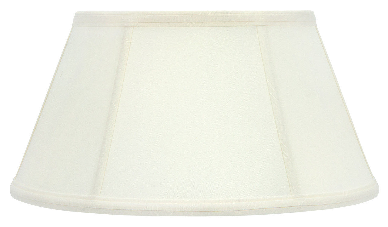 Eggshell Silk 14 Inch Bouillotte Style Lampshade Replacement