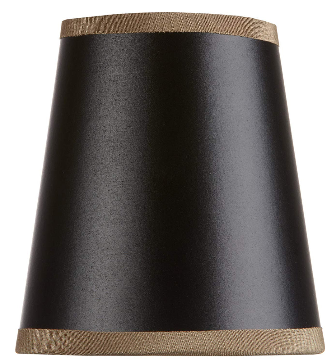 Upgradelights Black with Gold Trim 5 Inch Chandelier Shade 3x5x4 (Set of  6), Lampshades -  Canada