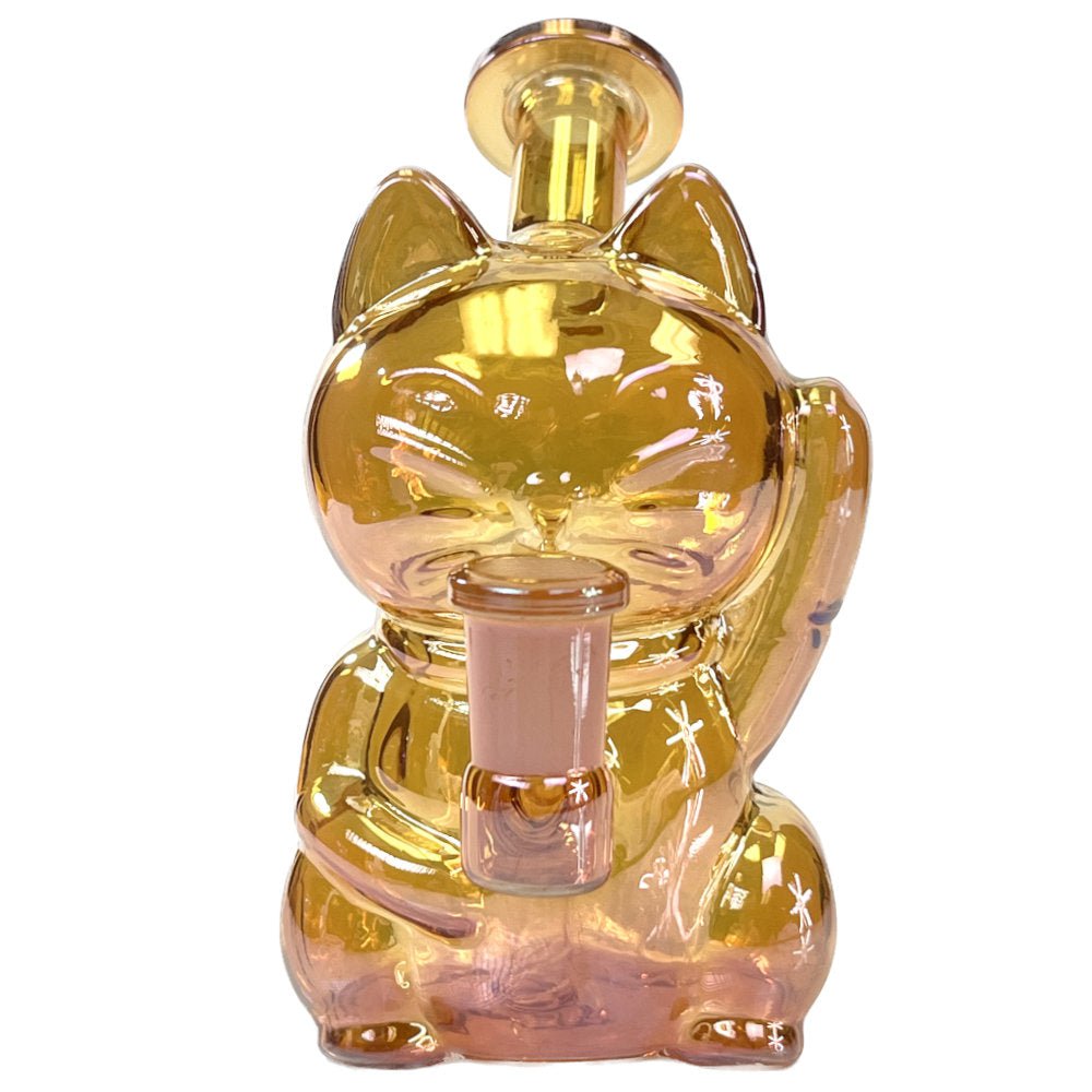 Fortune Cat Bong - Fat Buddha Glass product image