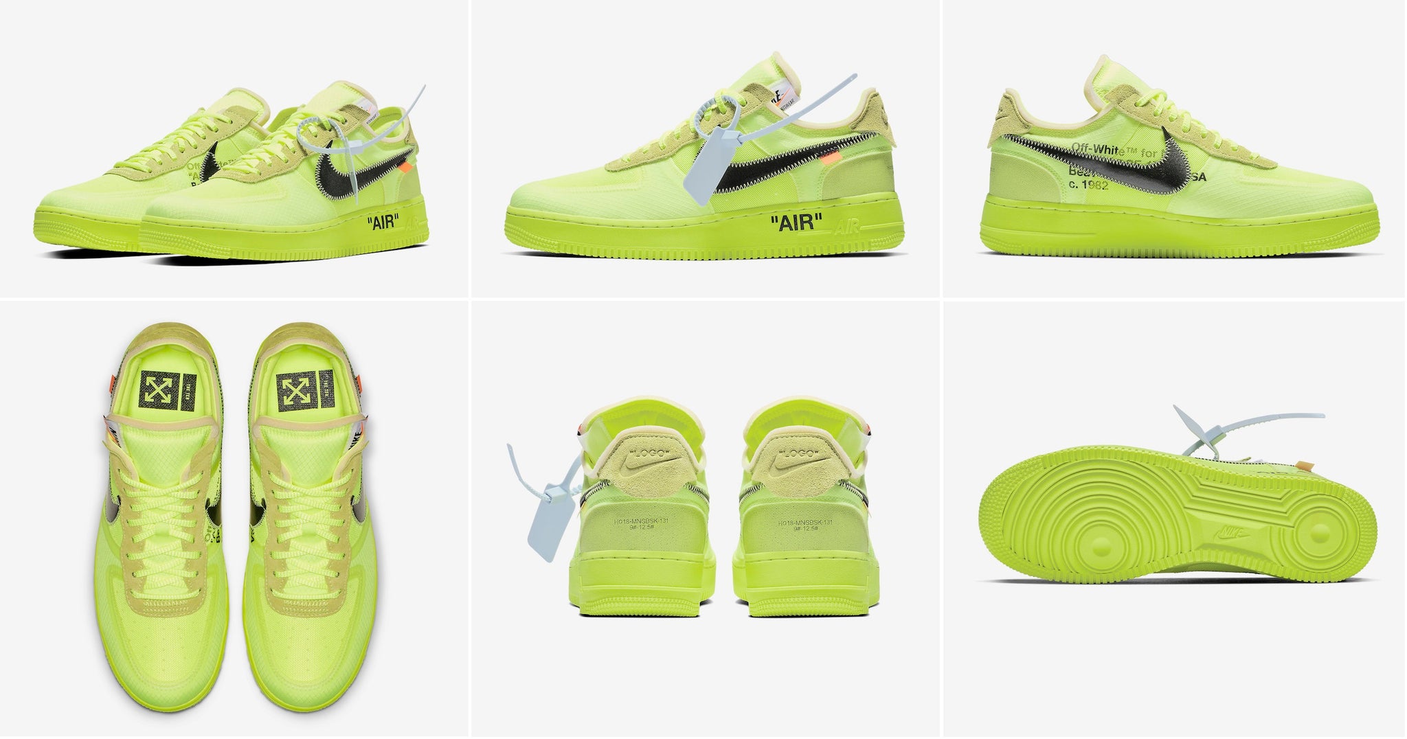 tenis nike air force 1 low off white