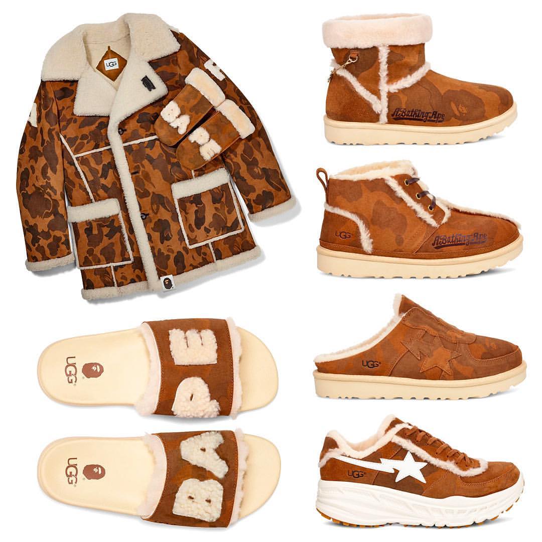 bape and ugg collab