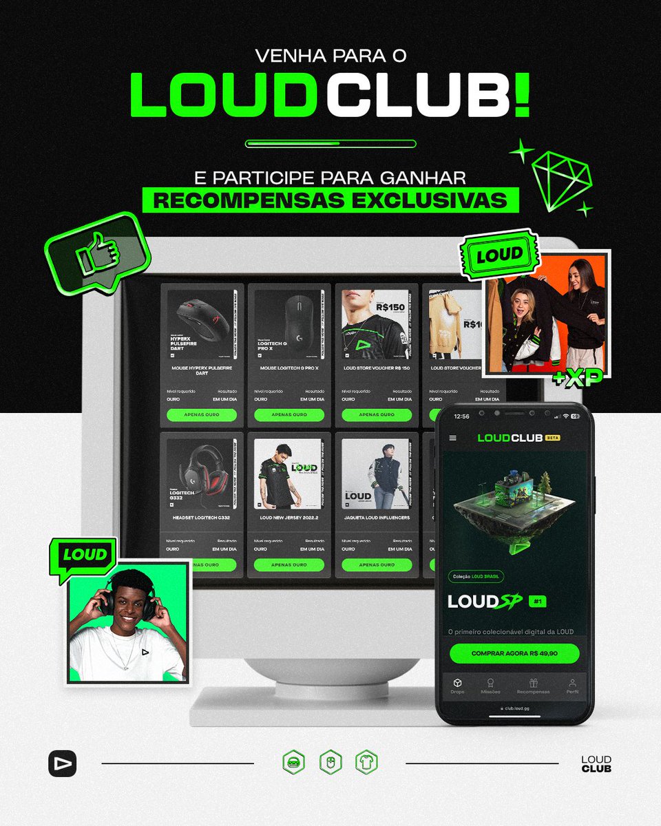 LOUD cria plataforma para fãs com R$ 1 milhão em prêmios