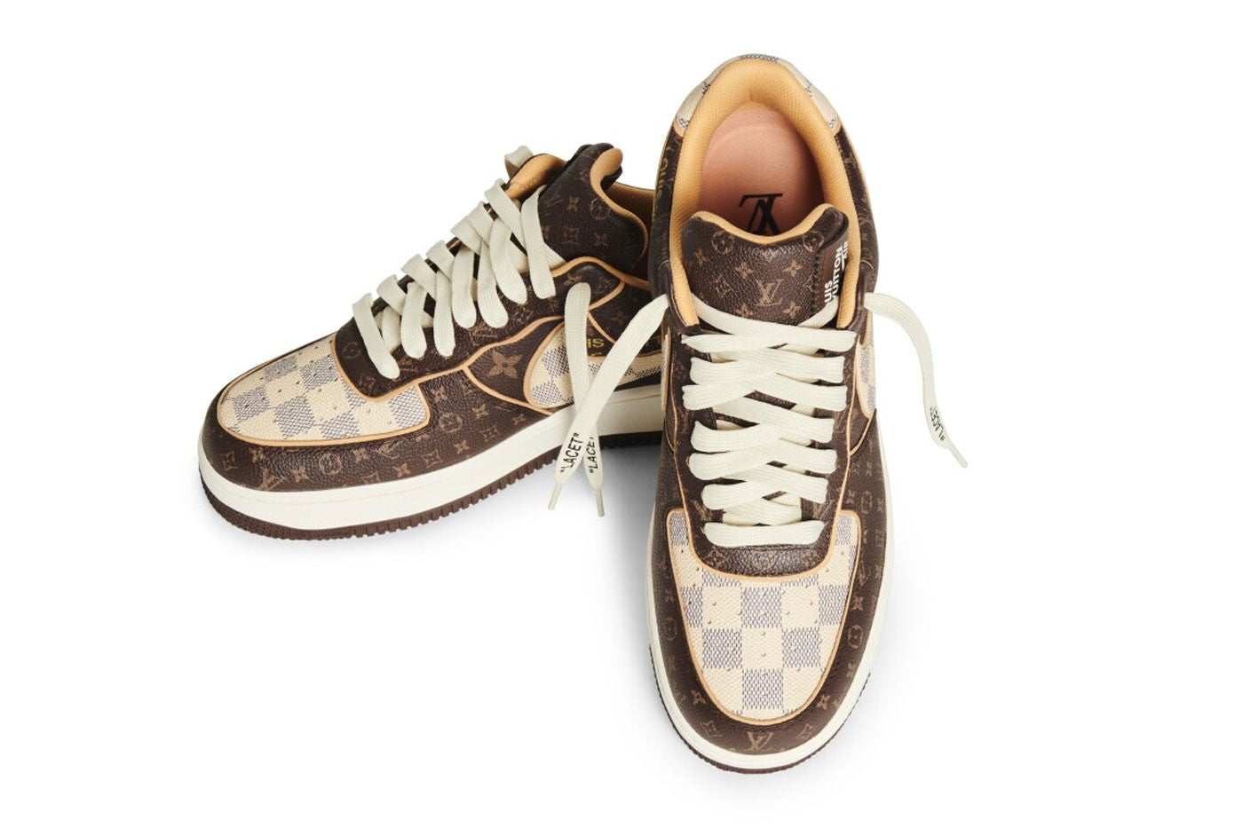 Louis Vuitton x Nike Air Force 1 de Virgil Abloh chega ao preço de U$  90.000