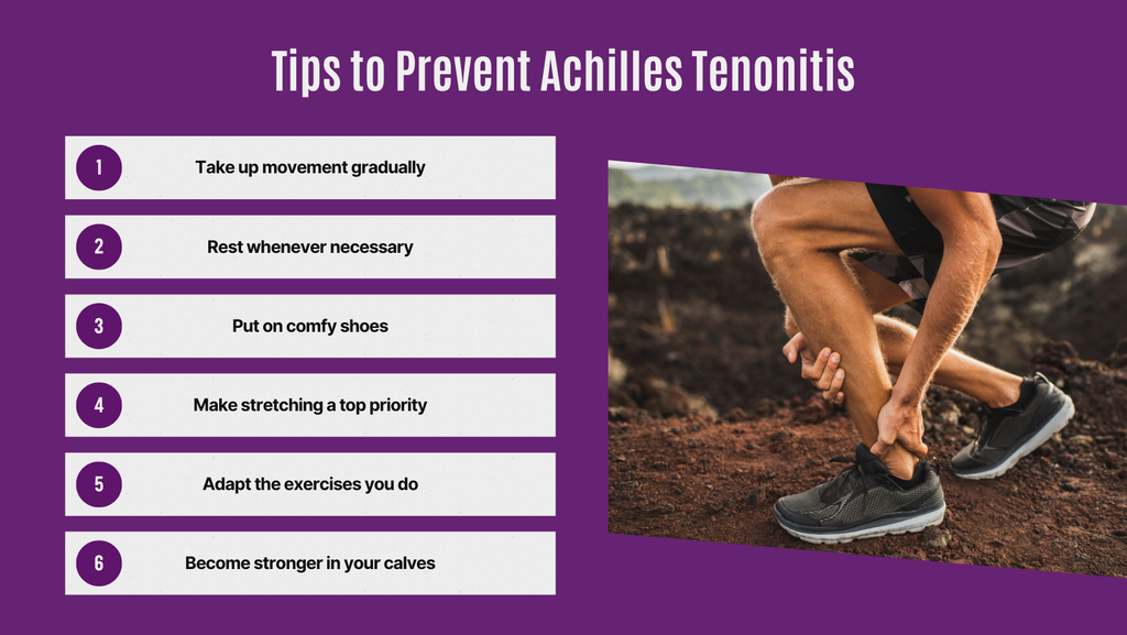 Tips to prevent Achilles tendonitis
