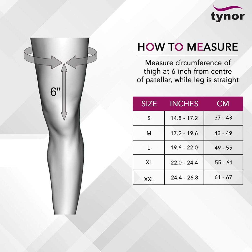 Knee Wrap Neoprene Size Chart Tynor