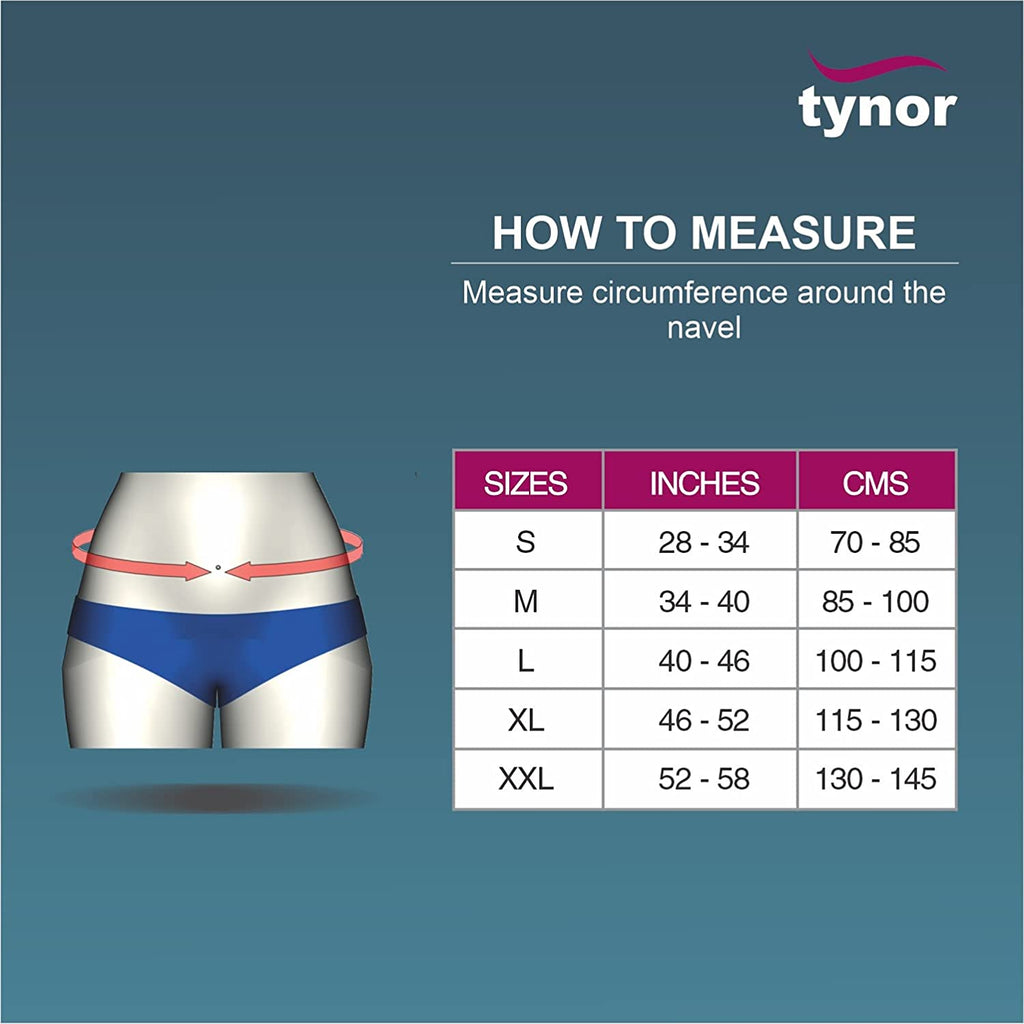 Lumbar Sacral Belt Lumbopore-Size chart